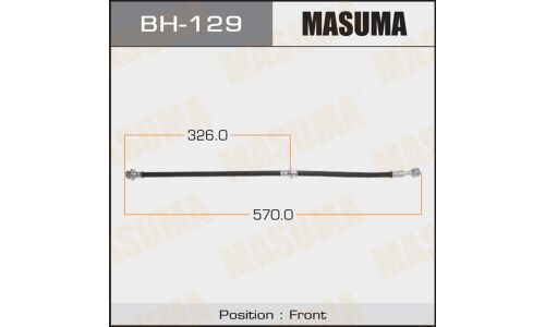 Шланг тормозной Masuma для Nissan Terrano, передний, арт. bh-129