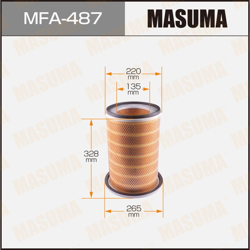 

Фильтр воздушный Masuma A-364, арт. MFA-487