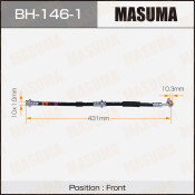 Шланг тормозной Masuma для Nissan Bluebird / Primera, передний, правый, арт. bh-146-1 Шланг тормозной Masuma для Nissan Bluebird / Primera, передний, правый, арт. bh-146-1