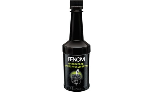 Очиститель форсунок Fenom, присадка в дизельное топливо, улучшает динамику автомобиля, бутылка 300мл, арт. FN1243