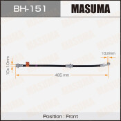 Шланг тормозной Masuma N- /front/ Ad Y11, Sunny B15 RH Шланг тормозной Masuma N- /front/ Ad Y11, Sunny B15 RH
