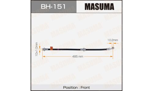 Шланг тормозной Masuma N- /front/ Ad Y11, Sunny B15 RH