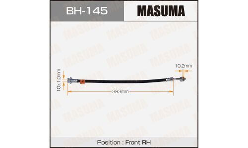 Шланг тормозной Masuma для Datsun D22, передний, правый, арт. bh-145