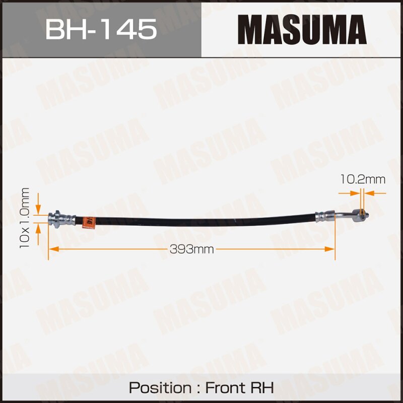 

Шланг тормозной "Masuma" N- /front/ Datsun D22 4WD RH