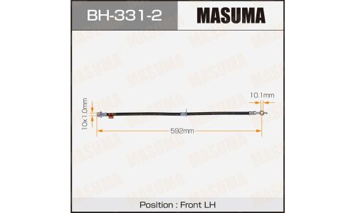 Шланг тормозной Masuma, передний, арт. BH-331-2