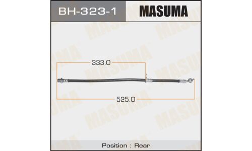 Шланг тормозной Masuma для Toyota Camry Gracia, задний, правый, арт. bh-323-1