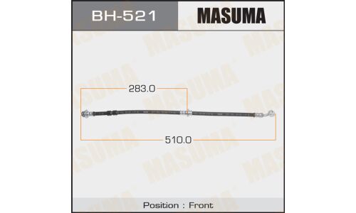 Шланг тормозной Masuma для Mazda Familia, передний, правый, арт. bh-521