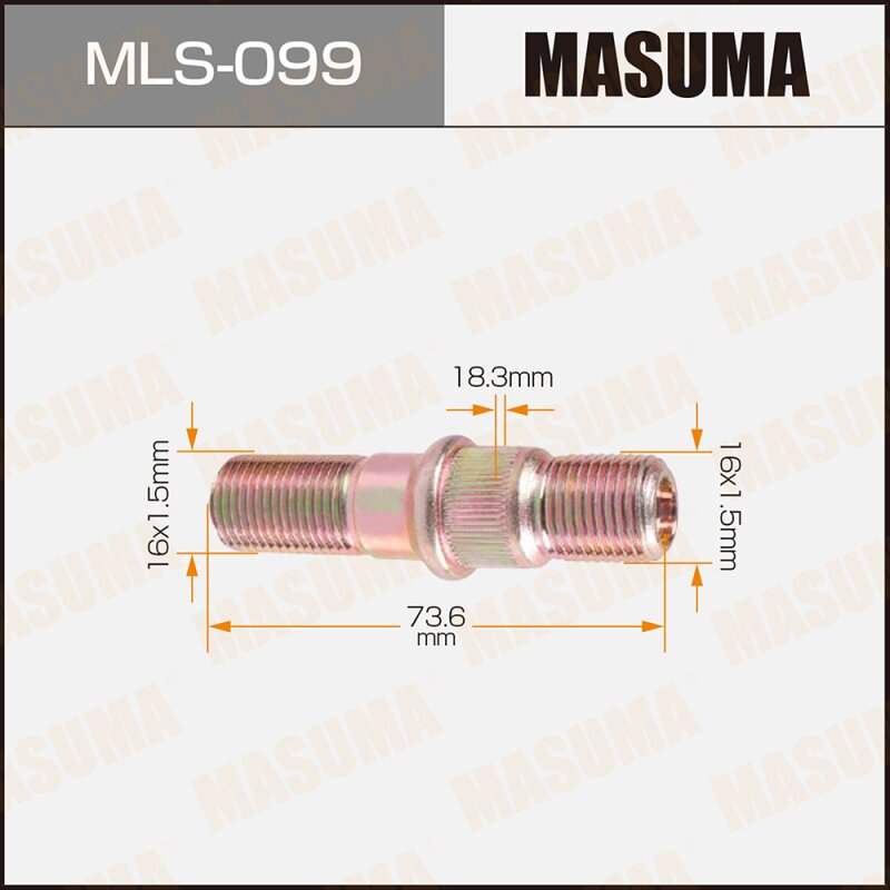 

Шпилька для грузовика "Masuma" OEM_8-94416-294-5 Isuzu