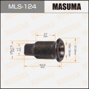 Футорка колесная Masuma MLS-124, для Nissan, M25x1.5(R), M16x1.5(R), длина 52.6мм, под ключ 17мм, 1 шт