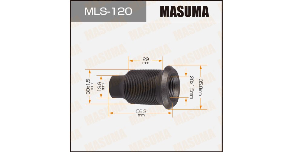 MASUMA MLS-120. Купить футорка колесная masuma mls-120, для toyota ...
