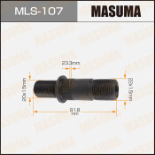 Шпилька колесная Masuma MLS-107, для грузовиков Isuzu, M22x1.5(R), M20x1.5(R), длина 90.5мм