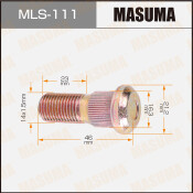 Шпилька колесная Masuma MLS-111, для грузовиков Isuzu, M14x1.5(R), длина 46мм