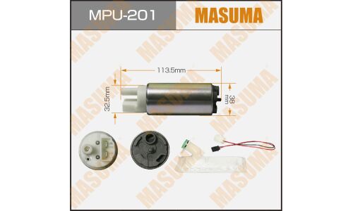 Насос топливный (бензонасос) Masuma, арт. MPU-201