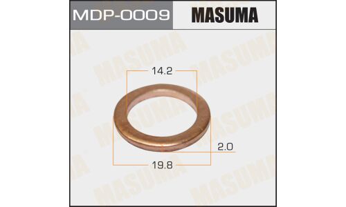 Шайбы для форсунок Masuma (медн.) 14,2х19,8х2 (уп. 20шт.)