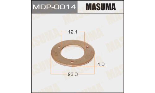 Шайбы для форсунок Masuma (медн. обрат.) 16635-16A00, 12,1х22,9х1  RD28, LD20, CD##