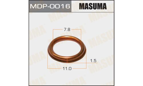 Шайбы для форсунок Masuma MD070718, 7,8х11х15  4D68, 4D65, 4D56