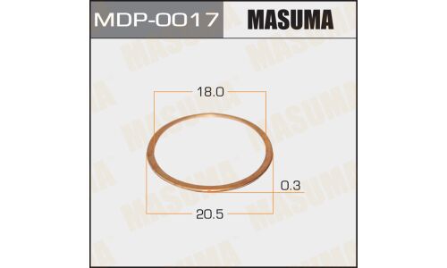 Шайбы для форсунок Masuma (медн.) 0636-13-651 18х20,5х0,3  FE, R2, KF, RF, HA, SL
