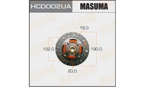 Диск сцепления  "Masuma"  190*132*19*20
