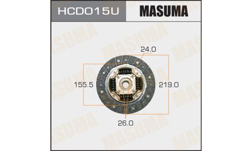 Диск сцепления MASUMA 219*155.5*24*26