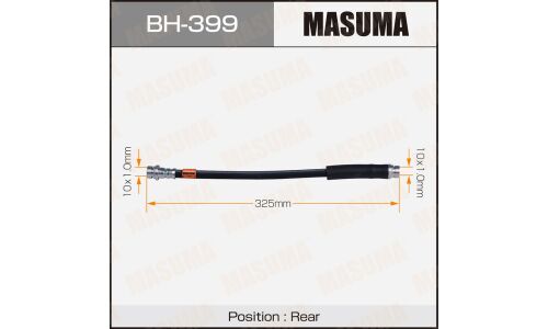 Шланг тормозной Masuma для Mazda Demio, задний, арт. bh-399