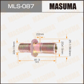 Шпилька колесная Masuma MLS-087, для грузовиков Isuzu, M22x1.5(R), M20x1.5(R), длина 81.5мм