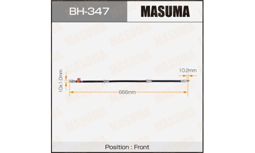 Шланг тормозной Masuma MMC- /front/ Pajero V6#W, V7#W