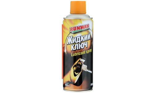 Смазка проникающая (жидкий ключ) Runway Lubricant Spray, многоцелевая, водостойкая, баллон 400мл, арт. RW6086