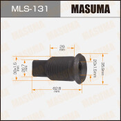 Футорка колесная Masuma MLS-131, для Isuzu, M30x1.5(L), M20x1.5(L), длина 62.8мм, под ключ 21мм, 1 шт