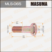 Шпилька колесная Masuma MLS-065, для грузовиков Toyota, M16x1.5(R), длина 61мм