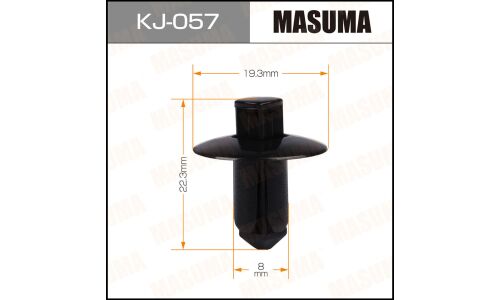 Клипса крепёжная деталей кузова Masuma, для Infiniti, Nissan, арт. KJ-057