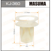 Клипса крепёжная кузова Masuma, для Lexus, Toyota, арт. KJ-360