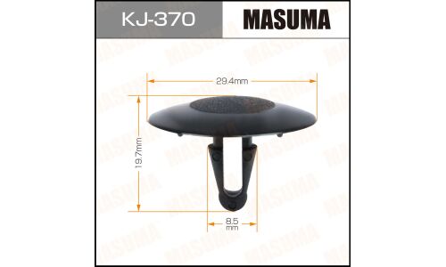 Клипса крепёжная шумоизоляции капота Masuma, для Toyota, арт. KJ-370