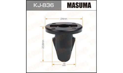 Клипса крепёжная бампера Masuma, для Mitsubishi, арт. KJ-836