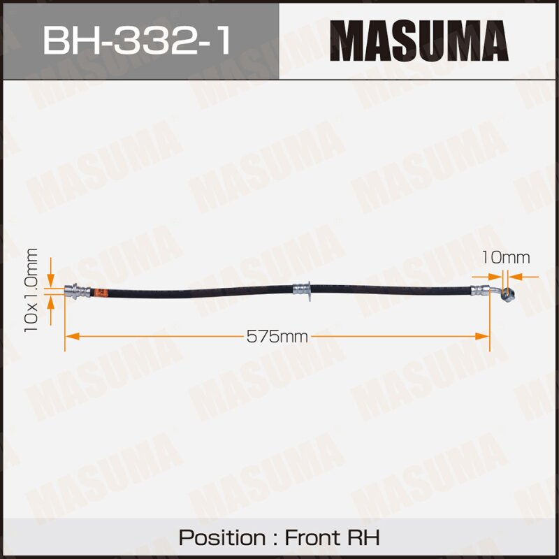 

Шланг тормозной "Masuma" T- /front/ Rav 4 #CA2# RH