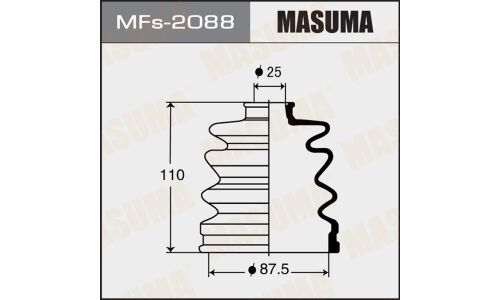 Пыльник привода Masuma, силикон, арт. MFs-2088
