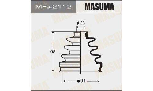 Пыльник привода Masuma, силикон, арт. MFs-2112