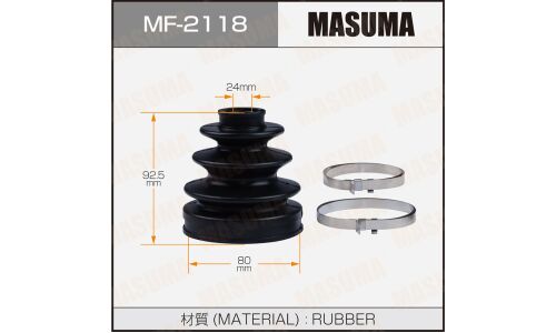 Пыльник привода Masuma, резина, арт. MF-2118