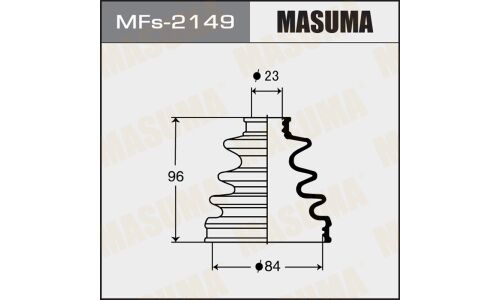 Пыльник привода Masuma, силикон, арт. MFs-2149