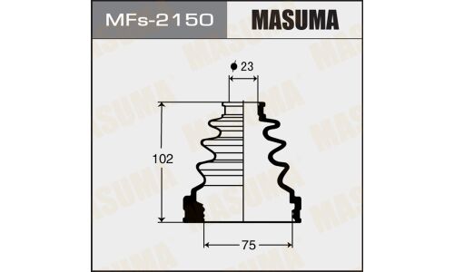 Пыльник привода Masuma, внутренний, силикон, арт. MFs-2150