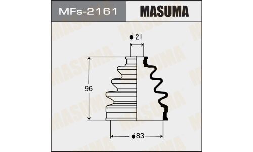 Пыльник привода Masuma, силикон, арт. MFs-2161