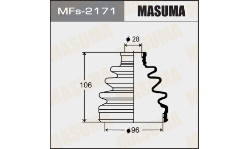 Пыльник привода Masuma, силикон, арт. Msp.MF-2171.slcn