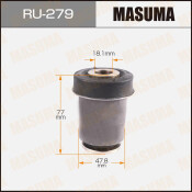 Сайлентблок Masuma, для Mitsubishi Pajero, арт. Ru-279