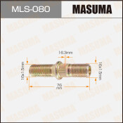 Шпилька колесная Masuma MLS-080, для грузовиков Mitsubishi Fuso, M16x1.5(R), M16x1.5(R), длина 76мм