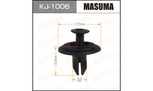 Клипса крепёжная порогов Masuma, для Honda, арт. KJ-1006