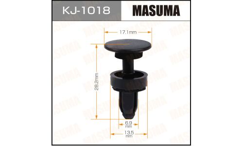 Клипса крепёжная накладок под лобовое стекло Masuma, для Honda, арт. KJ-1018