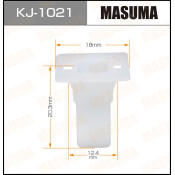 Клипса крепежная Masuma KJ-1021 (OEM 90106-SW3-003)