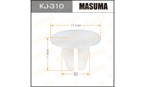 Клипса крепёжная деталей кузова Masuma, для Nissan, арт. KJ-310