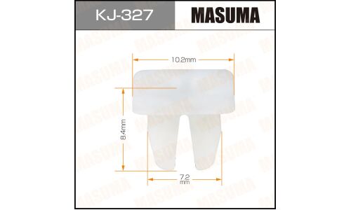 Клипса крепёжная деталей салона Masuma, для Mitsubishi, Nissan, арт. KJ-327