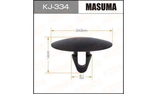 Клипса крепёжная шумоизоляции капота Masuma, для Toyota, арт. KJ-334