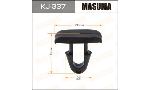 Клипса крепёжная уплотнителей Masuma, для Toyota, арт. KJ-337